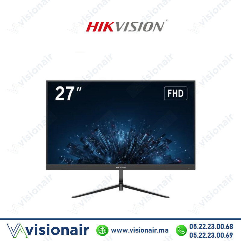 [DS-D5027F3-2P2] Moniteur Hikvision 27" LED FULL HD 100Hz DS-D5027F3-2P2