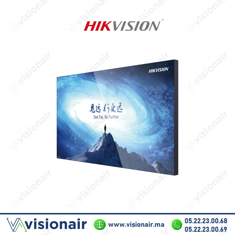 [DS-D2055UL-0A] Ecran LCD Hikvision 55'' FHD 3,5 mm