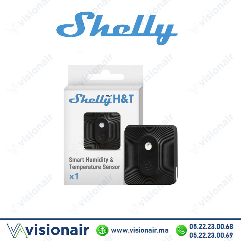 [SHELLY-BLUH&T] Capteur Bluetooth Shelly de température et l'humidité BLU H&T