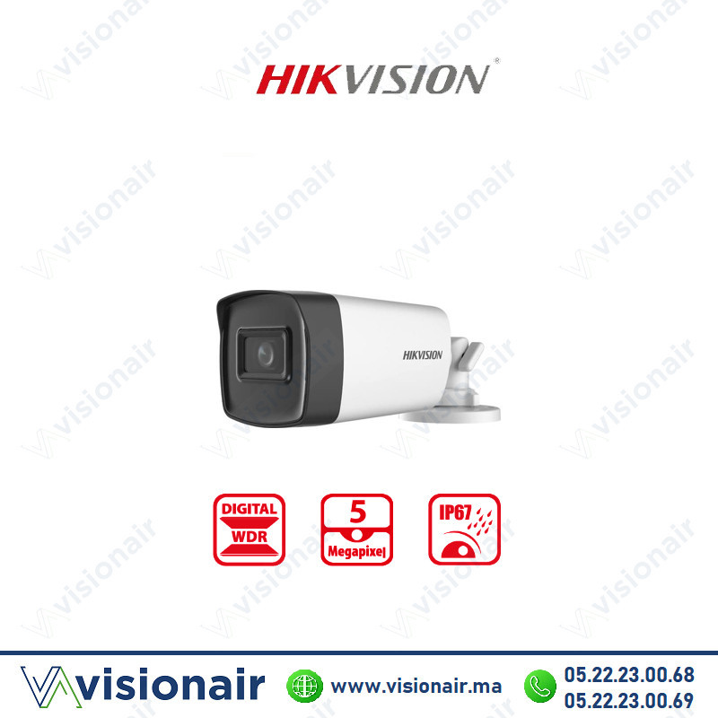 [DS-2CE17H0T-IT5F] Caméra HIKVISION Bullet 5MP Turbo HD DS-2CE17H0T-IT5F