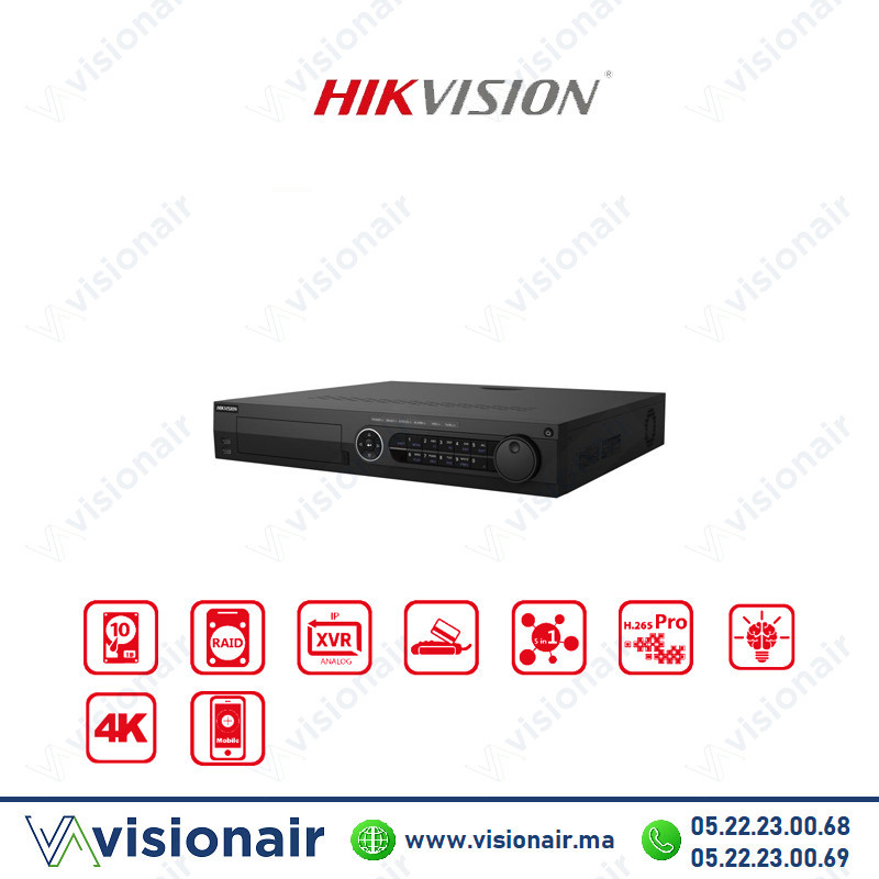 [iDS-7332HUHI-M4/S] DVR HIKVISION 8MP compact 32CH 4HDD AcuSense iDS-7332HUHI-M4/S