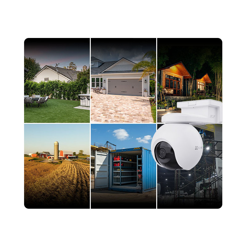 Caméra 4G & Wi-Fi EZVIZ EB8 Pro 4G 4K avec panneau CS-EB8-R200-1M8W4GA Casablanca Maroc