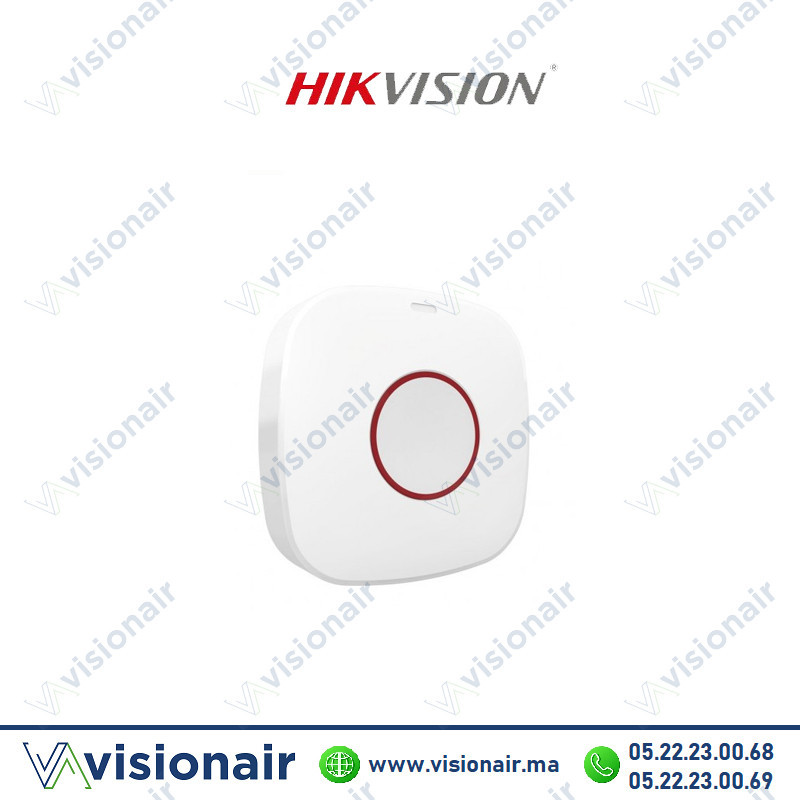 [DS-PDEB1-EG2-WB] Bouton d'urgence alarme sans fil Hikvision DS-PDEB1-EG2-WB