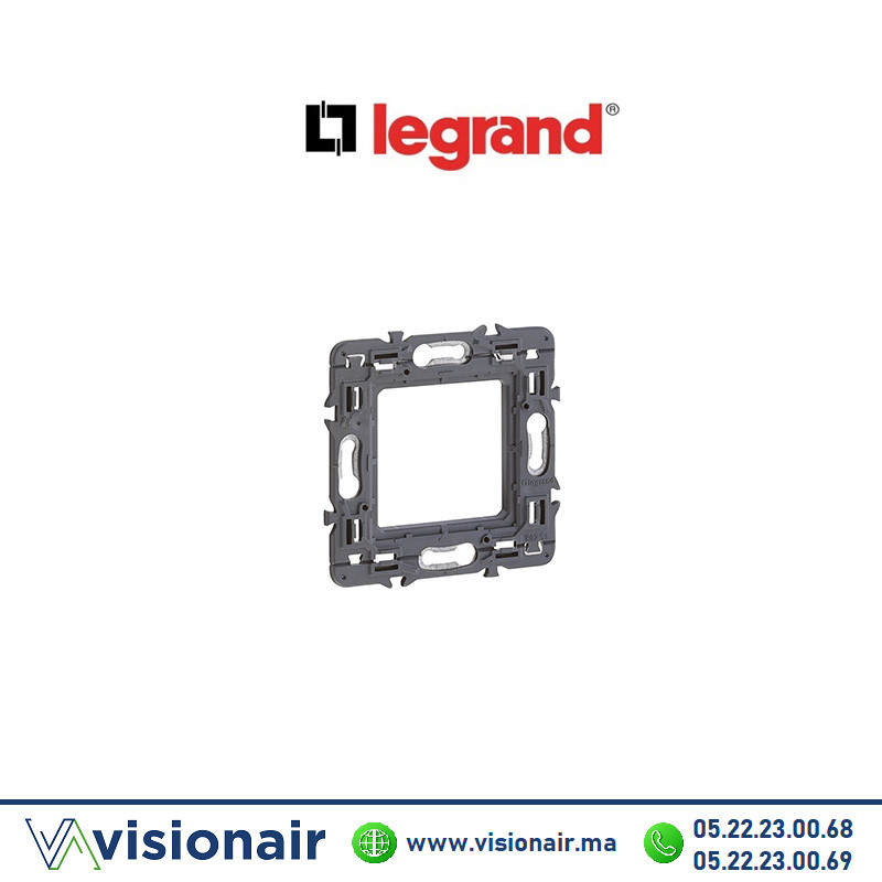 [LEG080251] Support 2 modules LEGRAND Mosaic & Céliane 080251