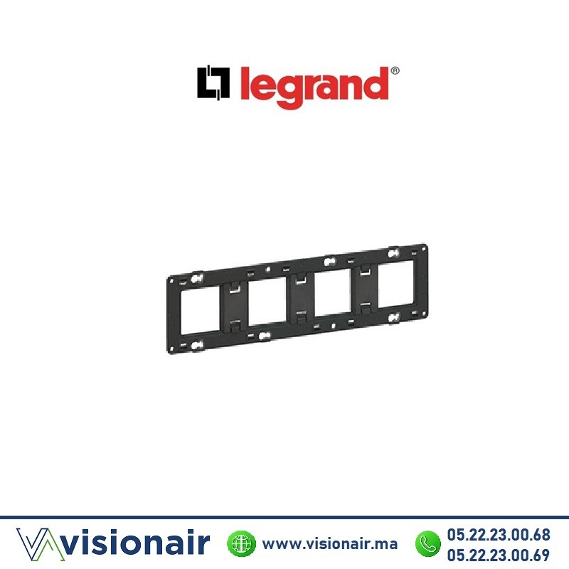 [LEG080254] Support 10 modules LEGRAND Mosaic & Céliane 080254