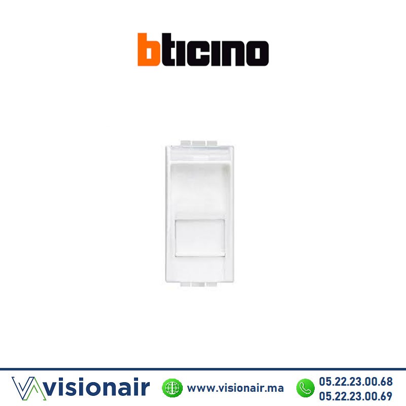 [BTN4279C6] Prise RJ45 CAT6 BTICINO LivingLight blanc N4279C6