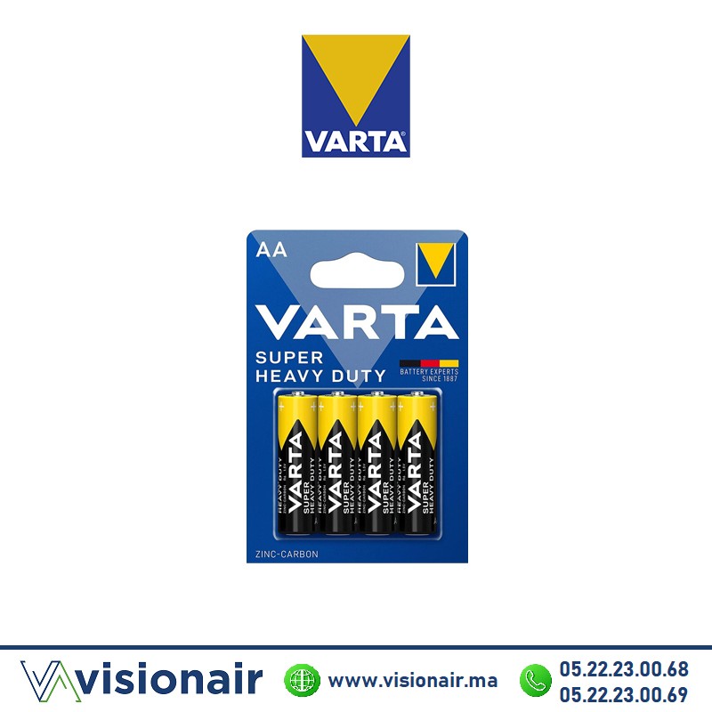 [VSUPERLIFEAA4] Pile VARTA SUPERLIFE AA4 LR06 1,5V saline ZINC-CARBONE