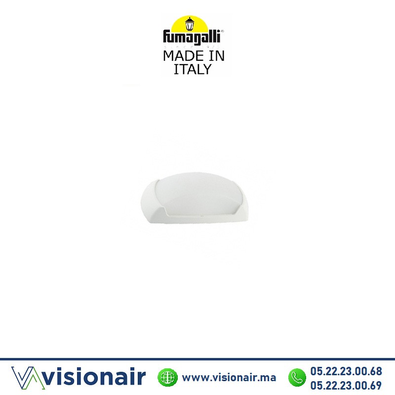 [FUMAFRANCYOPB] Applique murale FUMAGALLI FRANCY OP blanc