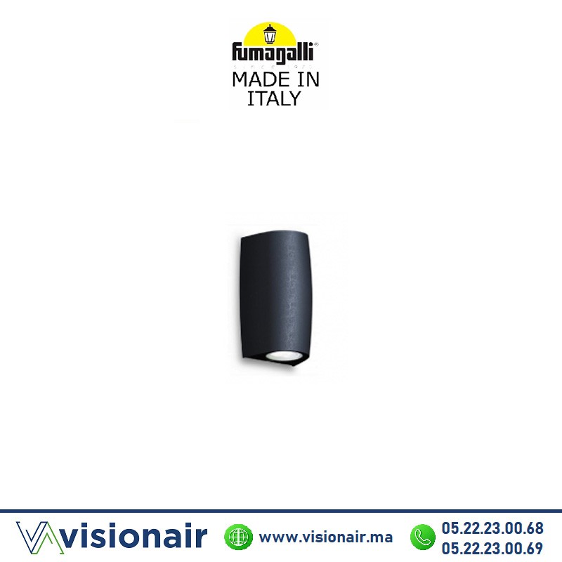 [FUMAMARTA90N] Applique murale FUMAGALLI MARTA 90 2L noir