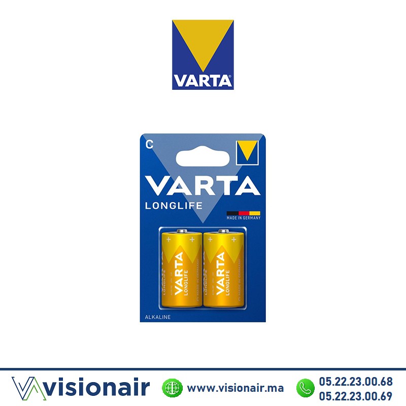 [VLONGLIFEC2] Pile VARTA LONGLIFE C2 LR14 1,5V alcaline