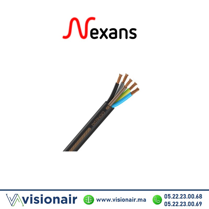 [NEXRVK5x25] Câble souple NEXANS 5x2,5mm² U1000 RV-K