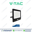 [VT-158S-1-B-SKU20291] Projecteur LED avec détecteur V-TAC 50W 6500°K IP65 SKU20291 (LED Samsung)