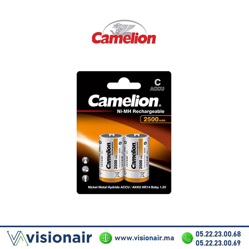 [CAMELIONC2LR14RECH] Pile rechargeable CAMELION C2 2500mAh