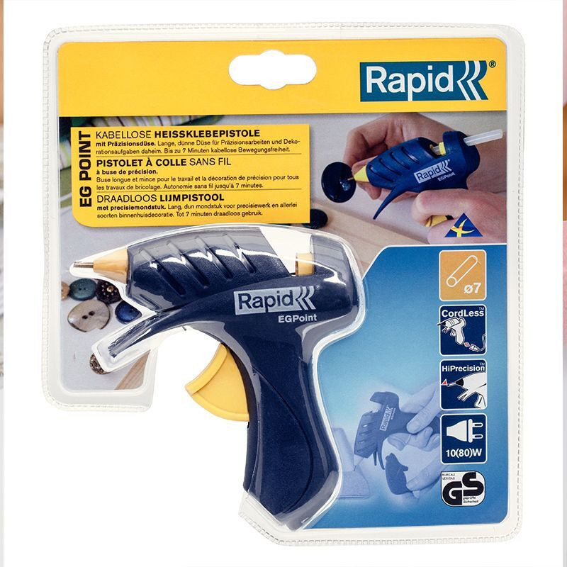 [RAPIDEGPOINT] Pistolet à colle thermo RAPID sans fil EGPOINT