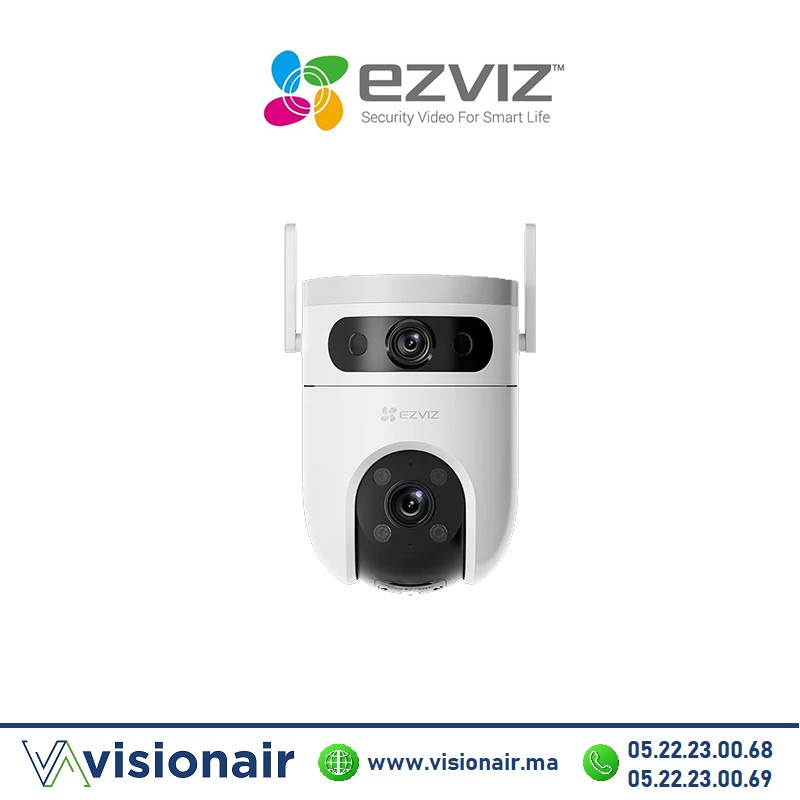 [CS-H9C_R100_5MP] Caméra WI-FI extérieure Ezviz dual motorisée 360° 5MP+5MP H9c