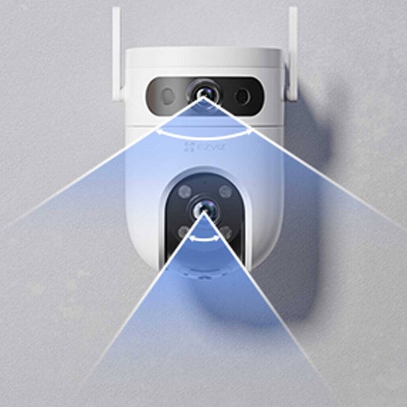 Caméra WI-FI extérieure Ezviz dual motorisée 360° 5MP+5MP H9c Casablanca Maroc