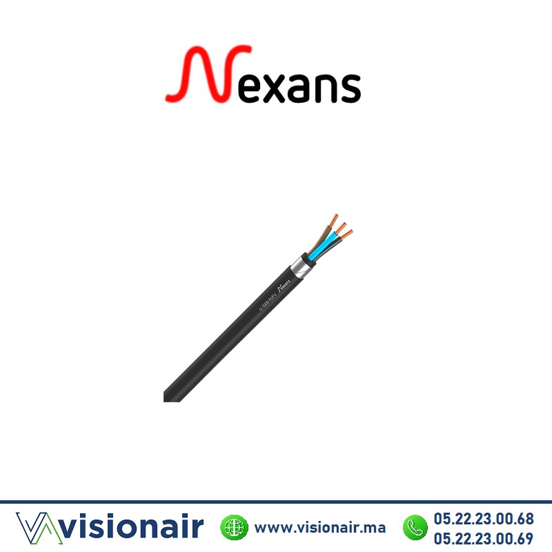 [NEXRVFV3x1.5] Câble armé RVFV cuivre NEXANS 3x1,5mm² U1000
