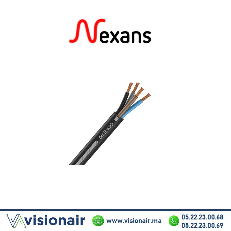 [NEXR2V4x4] Câble Rigide R2V NEXANS 4x4mm² U1000